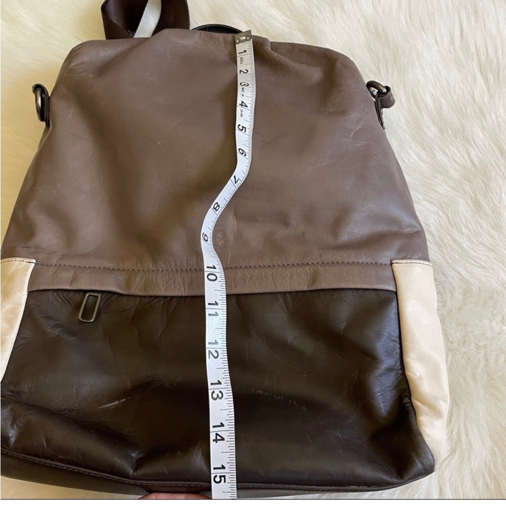 Beta Brand Leather Patchwork Laptop Backpack Conv… - image 7